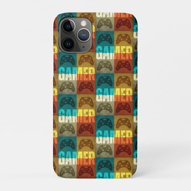 GAMER VINTAG VIDEO GAME CONTROLLER Case-Mate iPhone HÜLLE (Rückseite)
