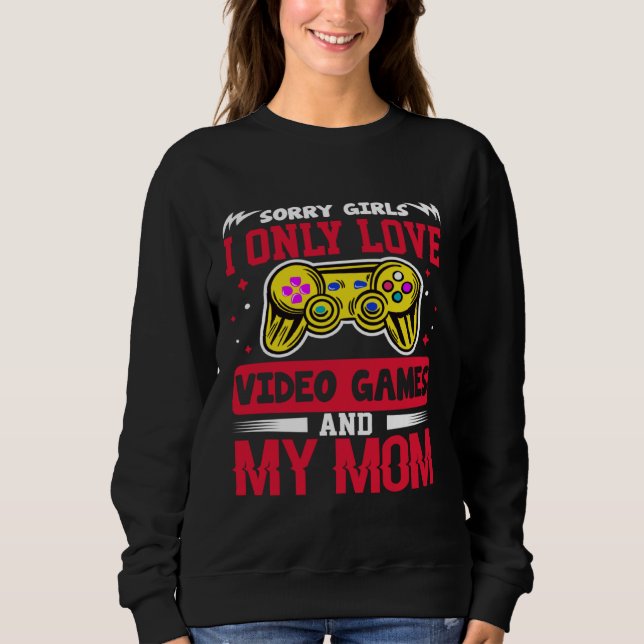 Gamer Vintage Video Games  16 Sweatshirt (Vorderseite)