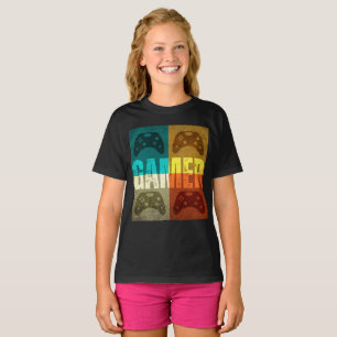 GAMER VINTAGE VIDEOSPIEL-KONTROLLER T-Shirt