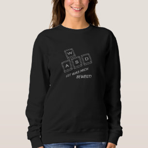 Gamer Wasd Gaming Keyboard PC Gaming Video Game Ga Sweatshirt