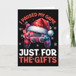 Gamer Weihnachten Gaming Xmas Videospiele Jungen C Karte