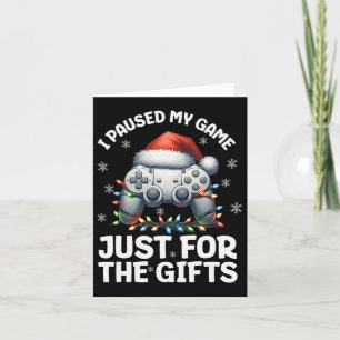 Gamer Weihnachten Gaming Xmas Videospiele Jungen C Karte