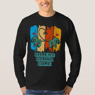 Gamer werden zocken Gaming Humor Spielervideo T-Shirt