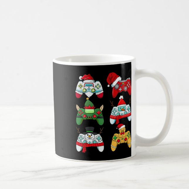 Gamer Xma Controller Weihnachten Kaffeetasse (Rechts)