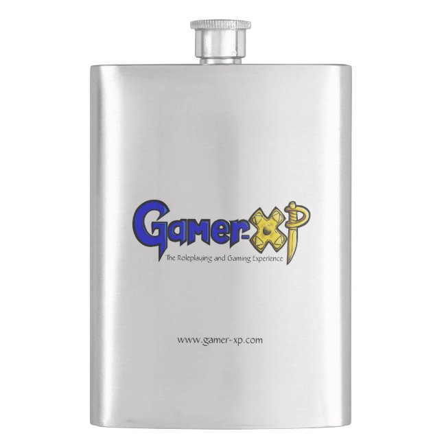 Gamer-XP Flachmann (Vorderseite)