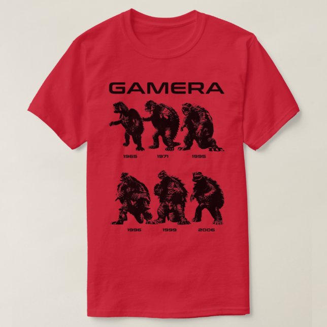 GAMERA JAHRE T-Shirt (Design vorne)