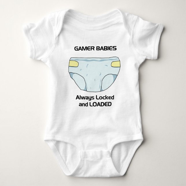 Gamerbaby Baby Strampler (Vorderseite)
