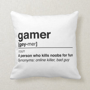 Gamerdefinition Kissen