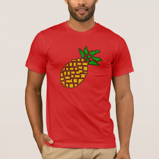 GamerFruit Mens Big Pineapple T-shirt (foncé)