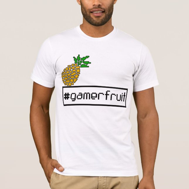 GamerFruit Mens Pixel-T - Shirt (Vorderseite)
