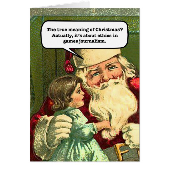 GamerGate Weihnachtskarte Karte