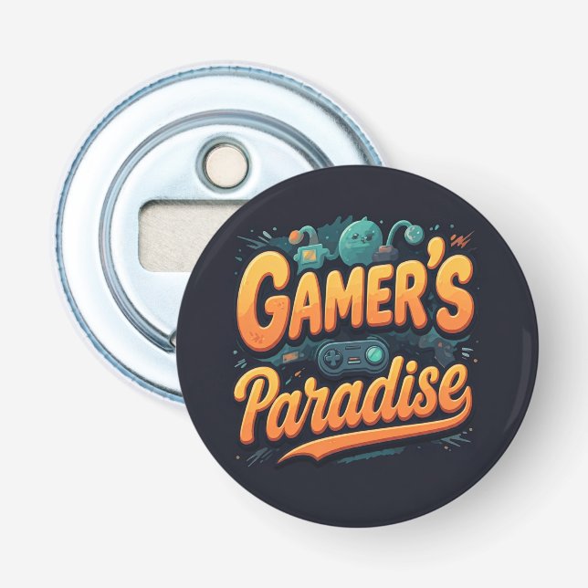 Gamerparadies Flaschenöffner (Vorderseite)
