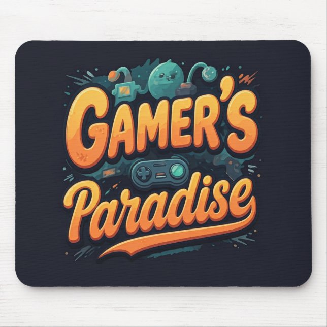 Gamerparadies Mousepad (Vorne)