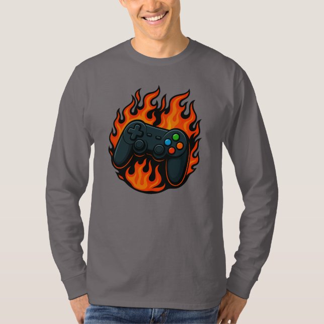  Gamers Console Long Sleeve T-Shirt (Vorderseite)