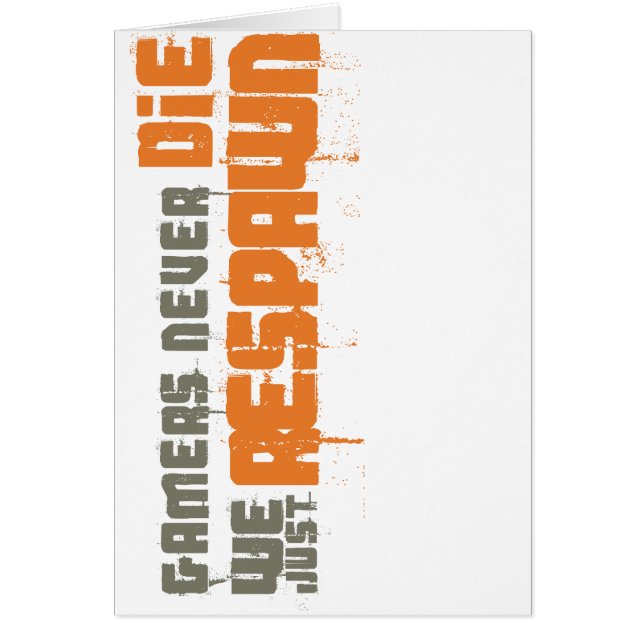 Gamers die nie uns gerade Respawn (Vorne)