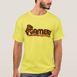 Gamers Drücken Sie alle richtigen Tasten T-Shirt