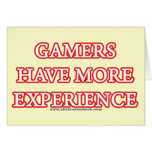 Gamers haben mehr Erfahrung