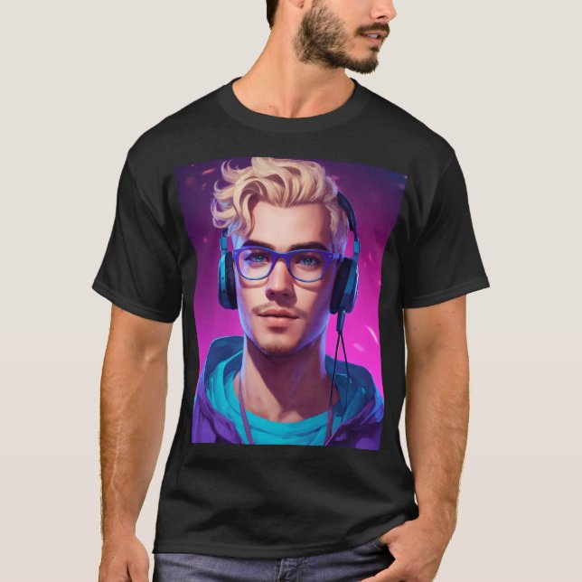 Gamer's Paradise nouveau design T-shirt (Devant)