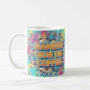 Gamers Run on Coffee - Funny Coffee Tasse für Game