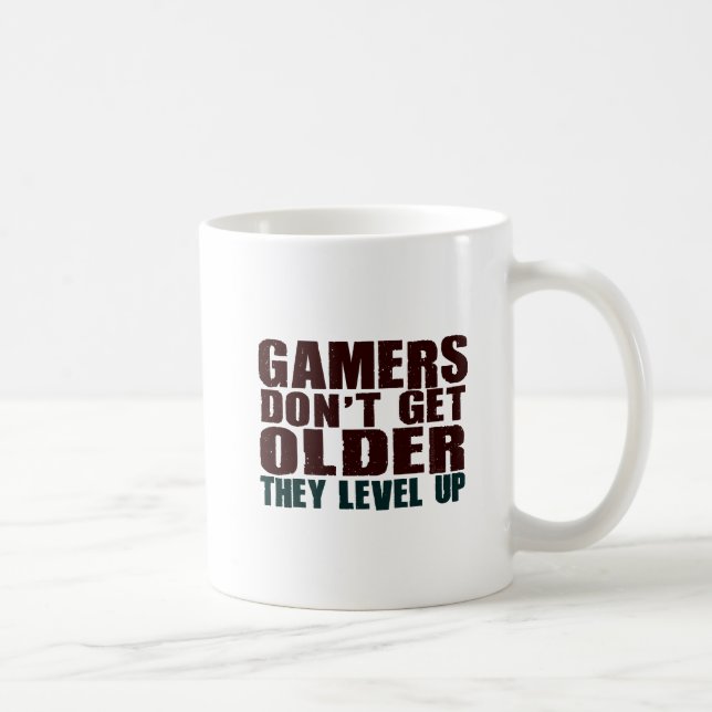Gamers werden nicht… älter kaffeetasse (Rechts)