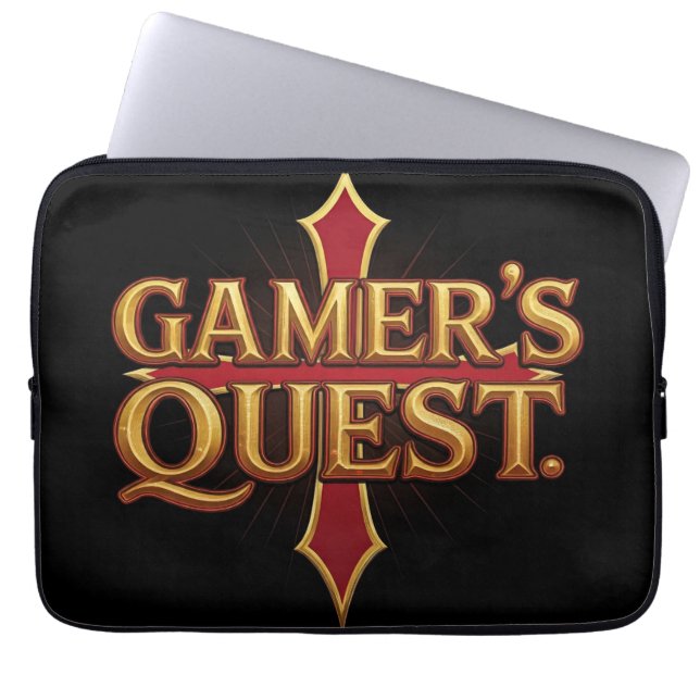 Gamersuche Laptopschutzhülle (Vorderseite)