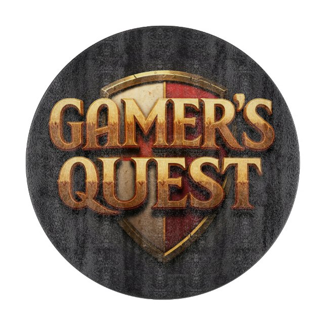 Gamersuche Schneidebrett (Vorderseite)
