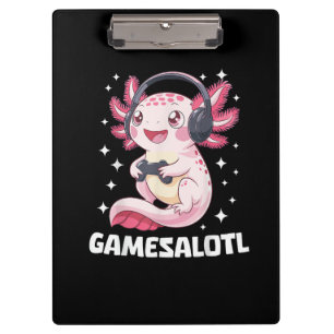 Gamesalotl Axolotl Gaming Klemmbrett