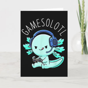 Gamesolotl Axolotl Gamer Anime Geschenke Kawaii Ju Karte