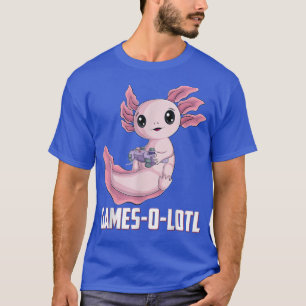 Gamesolotl Axolotl Video Gamer Kawaii Anime boys k T-Shirt