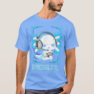 Gamesolotl Axolotl Video Gamer Kawaii Anime Gift B T-Shirt