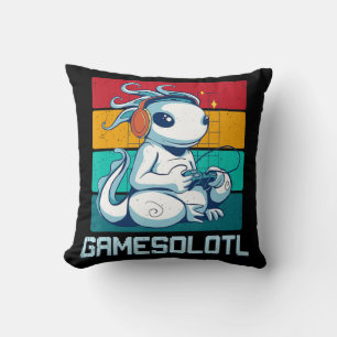 Gamesolotl Niedlich Axolotl Video Gamer Kawaii Ani Kissen