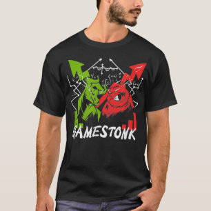 Gamestonk YOLO Wall Street Kurz Squeeze Stock T-Shirt