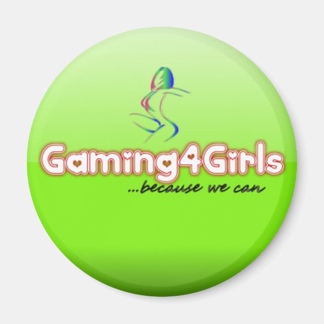 Gaming4Girls Magnet (Devant)