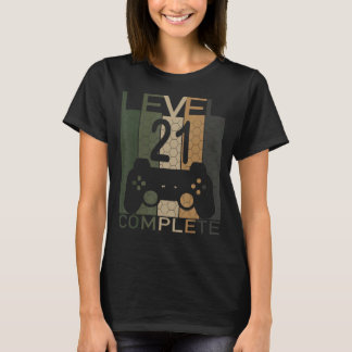 Gaming 21 Jahre alt LVL 21 Komplett 2000 Level 21 T-Shirt