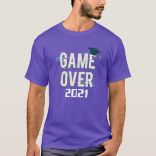 Gaming-Absolvent Senior Gamer Game Over Absolvent T-Shirt