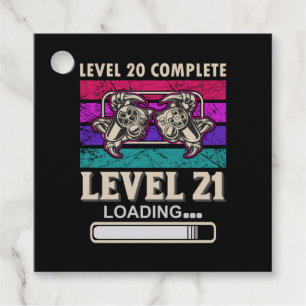 Gaming Art Level 21 Laden Geschenkanhänger