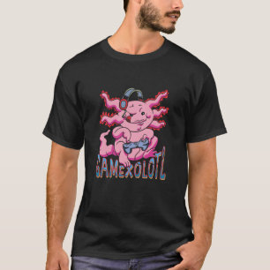 Gaming Axolotl mexikanische Kirche Newt Videogames T-Shirt