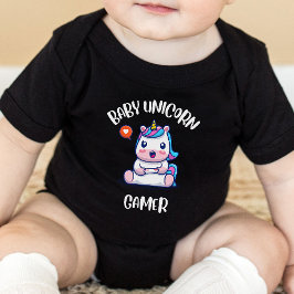 Gaming Baby - Baby Unicorn Gamer Strampler