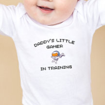 Gaming Baby - Papa's kleiner Spieler in der Ausbil