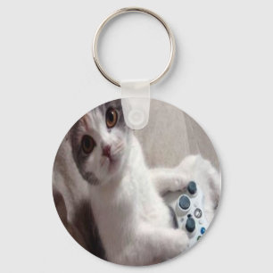 Gaming Cat Schlüsselanhänger