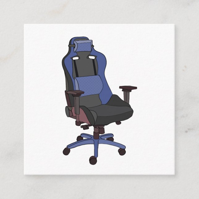 Gaming-Chair Begleitkarte (Vorderseite)