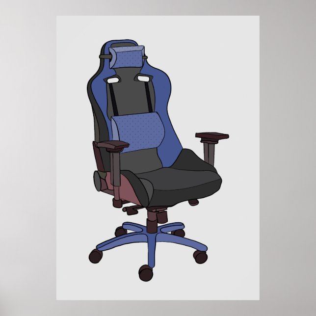 Gaming-Chair Poster (Vorne)
