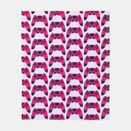 Gaming-Controller Videogames Nerd Gamer Fleecedecke