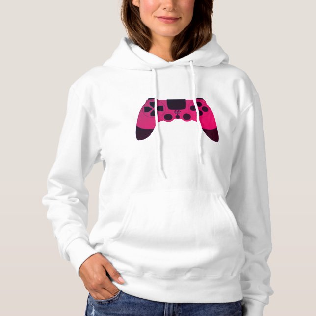 Gaming-Controller Videogames Nerd Gamer Hoodie (Vorderseite)