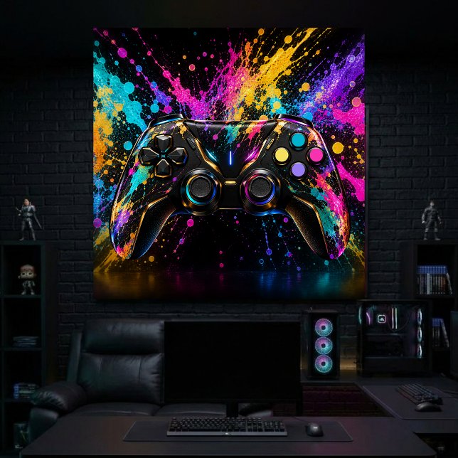 Gaming-Controller-Wandkunst Poster (Gaming Controller Wall Art )