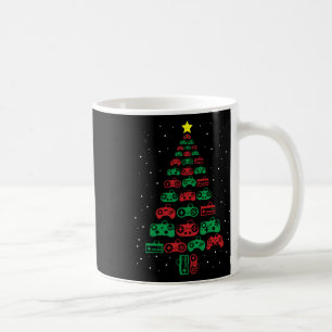 Gaming-Controller-Weihnachtsbaum-Gamer-Party-Coole Kaffeetasse