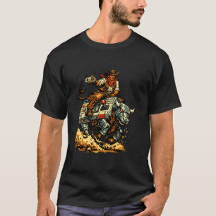 Gaming Cowboy Videospiel Gamer Grafik Arcade für T-Shirt