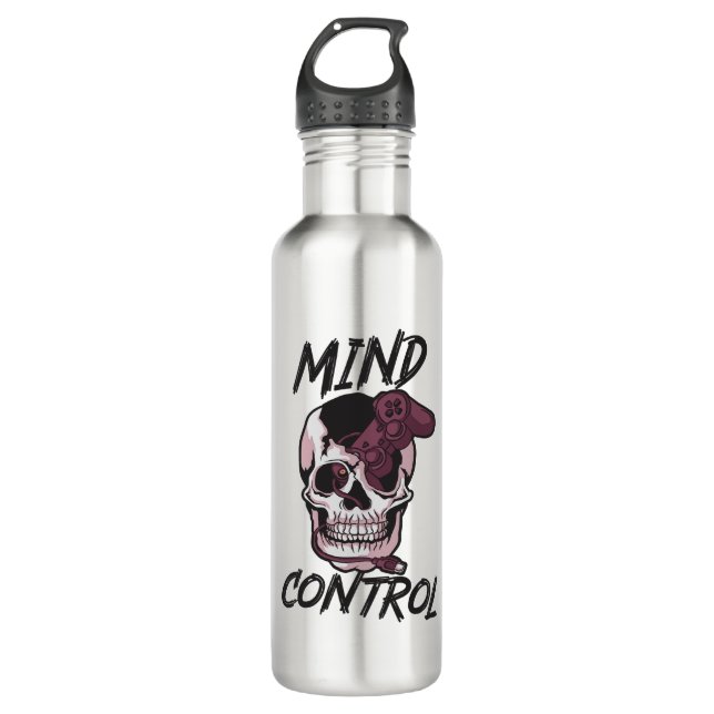 Gaming-Design für Mini-Kontrollen Edelstahlflasche (Vorderseite)