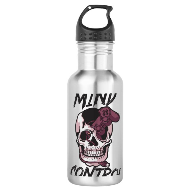 Gaming-Design für Mini-Kontrollen Edelstahlflasche (Vorderseite)