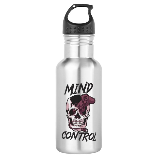Gaming-Design für Mini-Kontrollen Edelstahlflasche (Vorderseite)